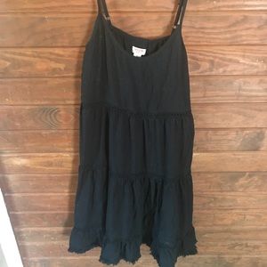Mosimo black ruffle dress